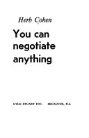You Can Negotiate Anything
